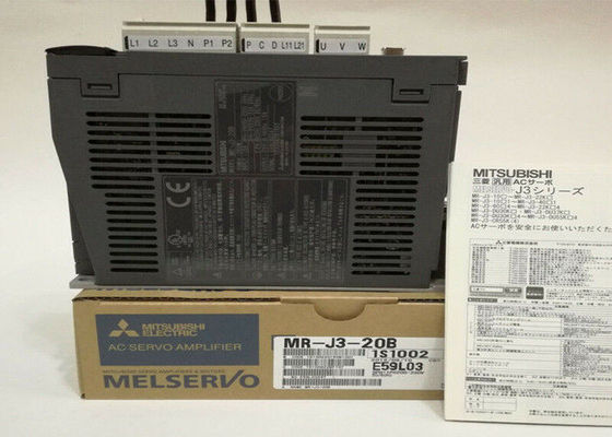 Mitsubishi Melservo MR-J3-20B Industrial AC Servo Drive 200W Salida 170V 1.5A Ingreso 200-230V