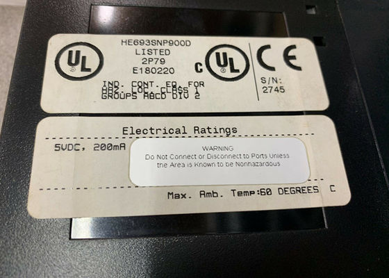 GE Fanuc HE693SNP900 Producto de automatización Horner PLC eléctrico de entrada y salida