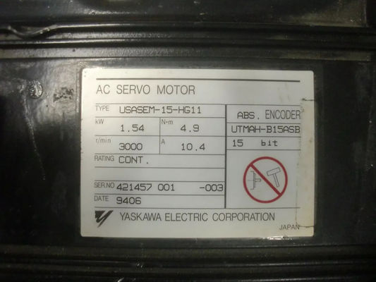 USASEM-15-HG11 Yaskawa AC 1540W Servo motor industrial original