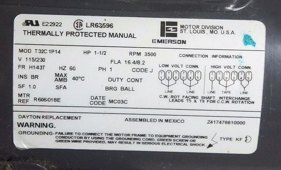 Emerson T32C1P14 R606018E Servomotor industrial nuevo en la caja
