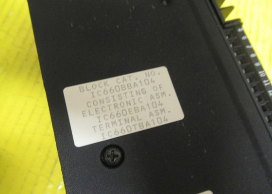 El IC660EBA104 es un componente del módulo Genius Block de GE Fanuc Automation ahora bajo Emerson Automation
