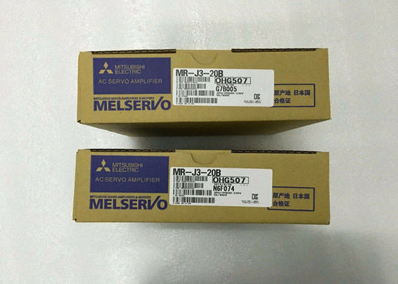 200W Mitsubishi Melservo Industrial AC Servo Drive MR-J3-20B1 Salida 170V 1.5A Ingreso 200-230V