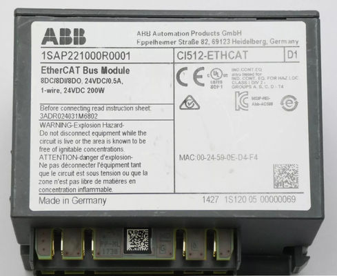 CI512-ETHCAT ABB Nuevo módulo de comunicación digital I O 24V