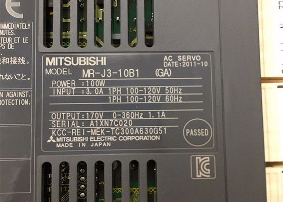Mitsubishi Electric MELSERVO MR-J3 Serie MR-J3-10B1 Amplificador de accionamiento por servo de CA industrial 100W