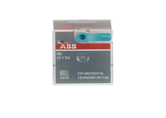 El relé de interfaz conectable ABB CR-M024DC4L 1SVR405613R1100 es un relé miniatura.