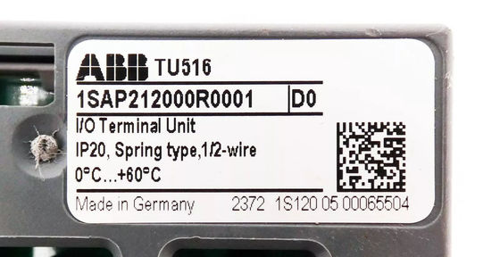 TU516 1SAP212000R0001 Módulo I O digital 24V Nueva caja de la marca ABB