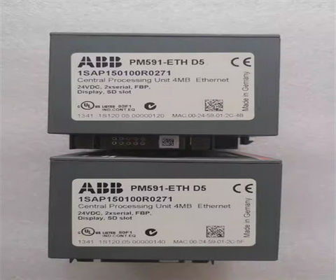 El módulo de control de la ABB PM591-ETH 1SAP150100R0270 AC500