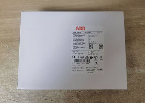 ABB PSR45-600-70 1SFA896111R7000 Una corriente de funcionamiento máxima nominal de 45 A con un intervalo de voltaje de funcionamiento