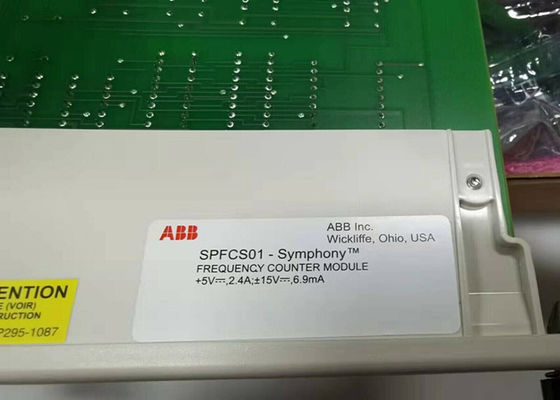 Modulo de contador de frecuencia ABB SPFCS01 para el bastidor de armonía, dos canales de velocidad de la turbina de 3 a 12,5 KHz reemplazados