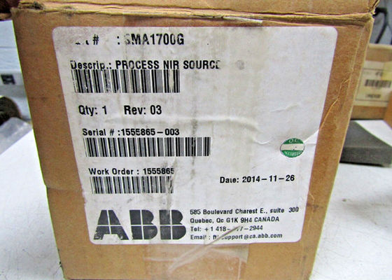 ABB SMA1700G Reemplazo de fuente Assy, módulo pre-alineado NIR. Reemplazar cada 6 meses