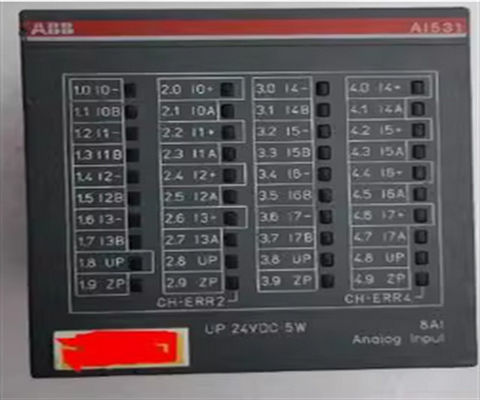 ABB 1SAP250600R0001 Entrada analógica RTD 8AI Módulo AI531