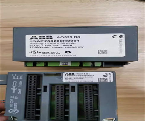AO523 ABB - Módulo de salida analógica 1SAP250200R0001 Módulo de alimentación redundante