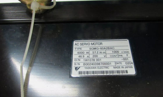 SGMG-60A2BAC Yaskawa Servo motor industrial de alta velocidad 6000W