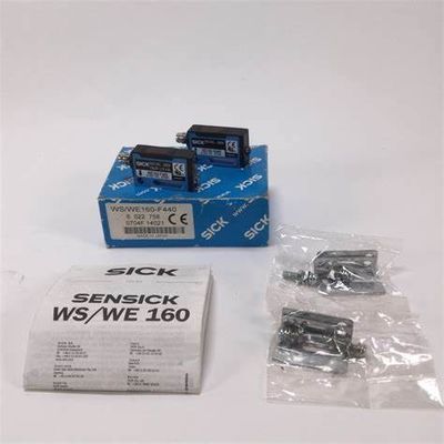 SICK WS/WE160-F440 Sensor óptico de plástico rojo visible de 680 nm con 15 mm