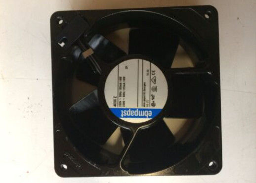 EBMPAPST 4656 Z Ventilador centrífugo industrial con impulsor de acero negro pintado
