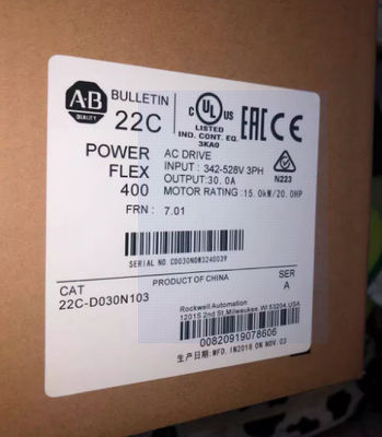 22C-D030N103 AB PowerFlex 400- 15 KW (20 CV) Dirección de cambio