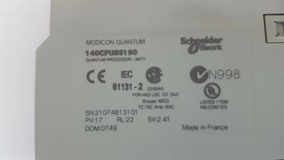 140CPU65150 Servoacción industrial de dos bastidores locales
