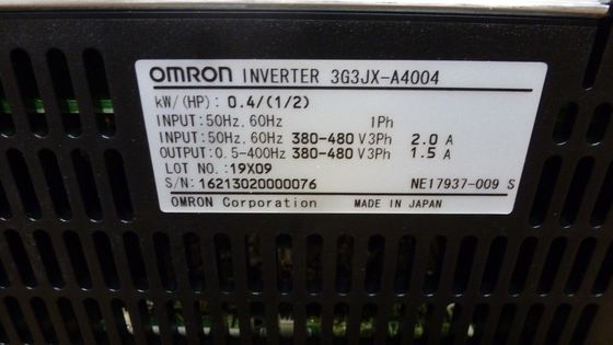 Servomotor Omron 3G3JX-A4004 para aplicaciones industriales