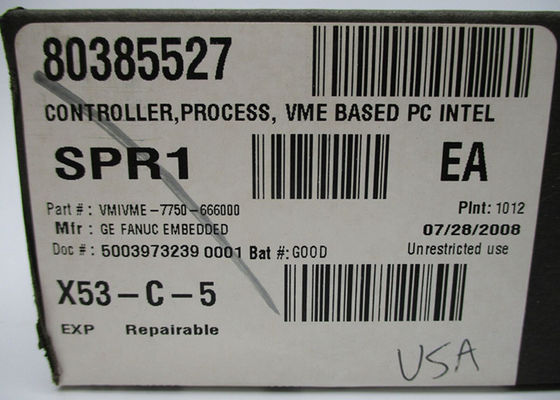 GE Fanuc Automation VMIVME-7750-666000 Computadora de placa única VME basada en el procesador Pentium III