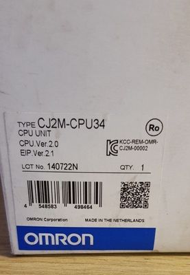 Omron CJ2M-CPU34 Controlador programable de corriente 5A
