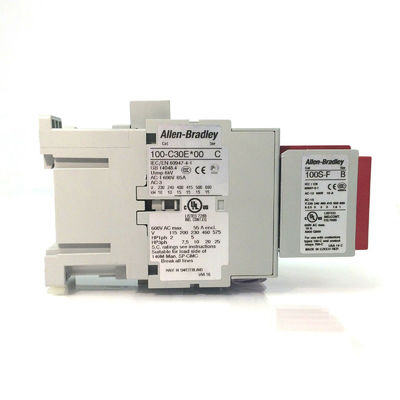 30A Contactor de seguridad AB 100S-C30EJ22C Solución certificada CE para la seguridad industrial