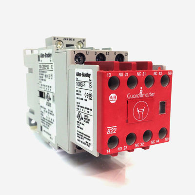 30A Contactor de seguridad AB 100S-C30EJ22C Solución certificada CE para la seguridad industrial