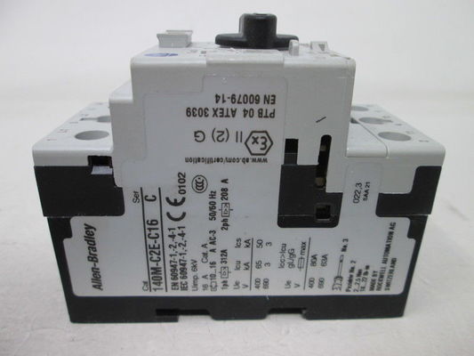 Interruptor compacto y duradero AB 140M-C2E-C16 con certificación CE