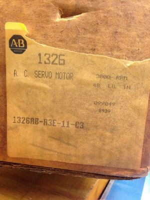 Série AB 1326AB-A3E-11-C3 Torque Plus, servomotores de CA