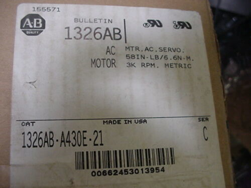 1326AB-A430E-21 Servomotores CA para máquinas industriales de trabajo pesado