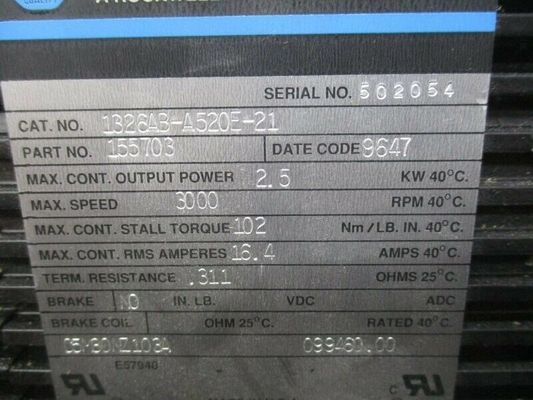 Servomotores de la serie 1391-DES AC Servo Drive Compatible con AB 1326AB-A520E-21 Torque Plus