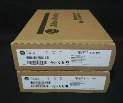 Allen Bradley 1747-L552 Serie PLC CPU para su uso con SLC 500 Serie, salida digital