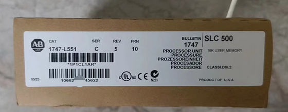 Allen-Bradley 1747-L551 SLC 5/05 controlador, 16K, Ethernet y RS-232, serie C