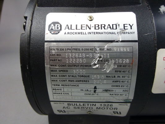 Série AB 1326AB-B3E-11 Torque Plus, servomotores de CA