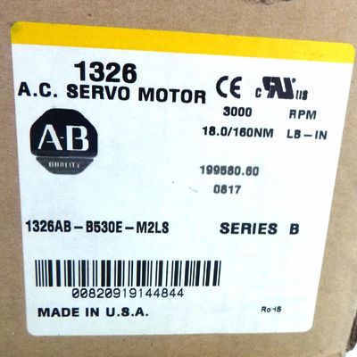 Servomotores AC de alto rendimiento AB 1326AB-B530E-M2LS
