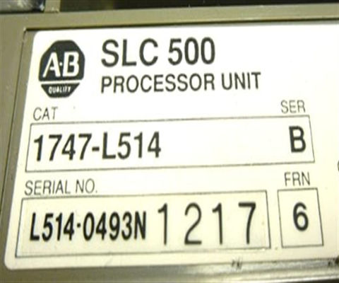 1747-L514 Interfaz de comunicación del procesador Alcance de señal Allen-Bradley 4 - 20mA