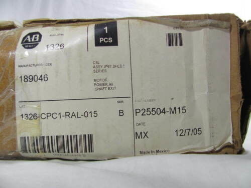 Cables para servomotores de corriente alterna de 460 V