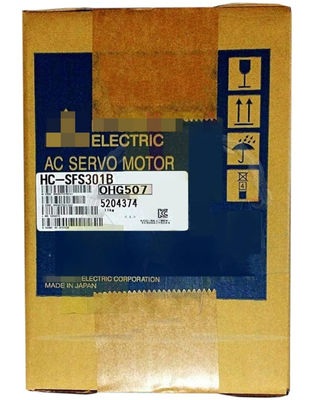El motor de servo de corriente alterna Mitsubishi HC-SFS301B Amplificadores operativos Servomotor industrial