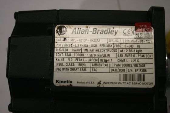 El motor de servicio rotativo de la serie MPL 240V AC