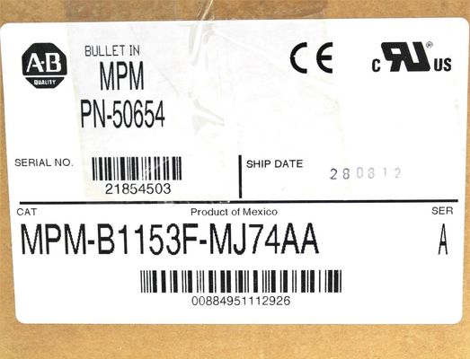 Se trata de un motor de servo rotativo de 480 V de la serie MPM