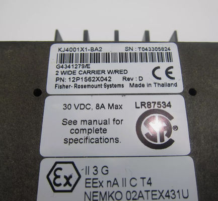 EMERSON DELTAV KJ4001X1-BA2 CONTROLLER de potencia 2 portador ancho