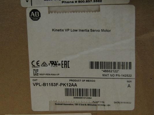 Allen-Bradley VPL-B1153E-PJ12AA Kinetix VP Servo motor de baja inercia