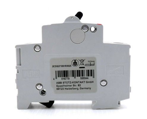 ASEA BROWN BOVERI 2CDS271001R0025 S201M-B2 Interruptor de circuito de serie S200 de núcleo de contacto auxiliar
