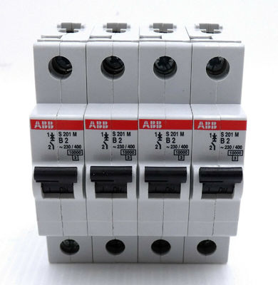 ASEA BROWN BOVERI 2CDS271001R0025 S201M-B2 Interruptor de circuito de serie S200 de núcleo de contacto auxiliar