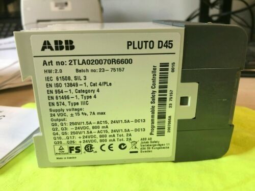 ABB 2TLA020070R6600 Plutón D45 Interruptor de serie S200 de núcleo de contacto auxiliar