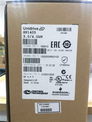Motor de corriente alterna de velocidad variable universal EMERSON SP1405 para motores de inducción y servomotores