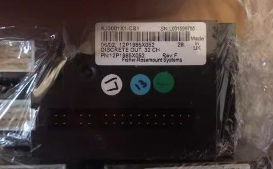 EMERSON DELTAV KJ3001X1-CB1 VE4002S1T2B5 DO 32 canales 24 VDC de la parte superior de la tarjeta