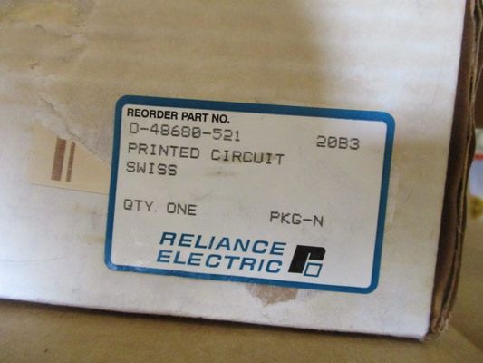 RELIANCE 0-48680-521 Reliance PC eléctrico tablero de accionamiento del tacómetro para el sector industrial