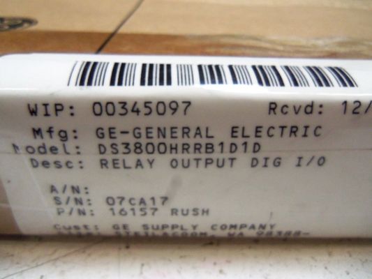 General Electric DS3800HRRB Panel de interfaz auxiliar perfecto para el sector industrial