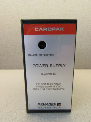 RELIANCE 0-49001-14 Reliance PC eléctrico tablero de accionamiento del tacómetro para la automatización