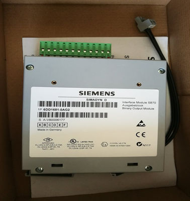 Módulo de programación del sistema de control de la máquina herramienta original de Siemens 6DD16810AG2